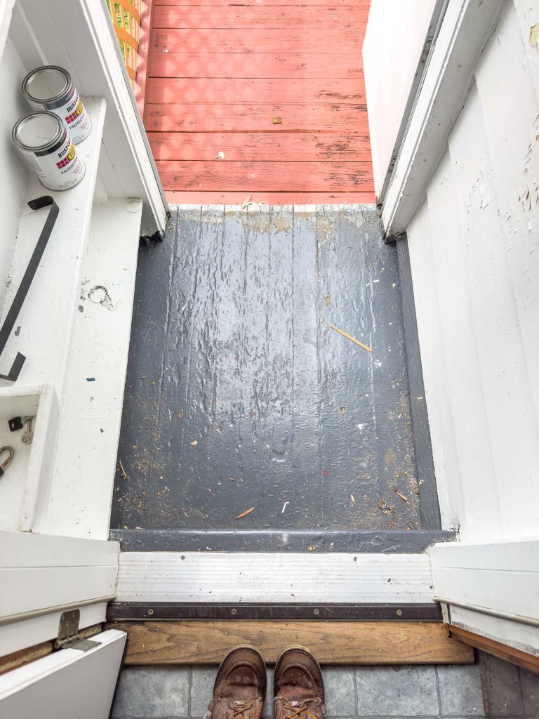 floors in entry way before