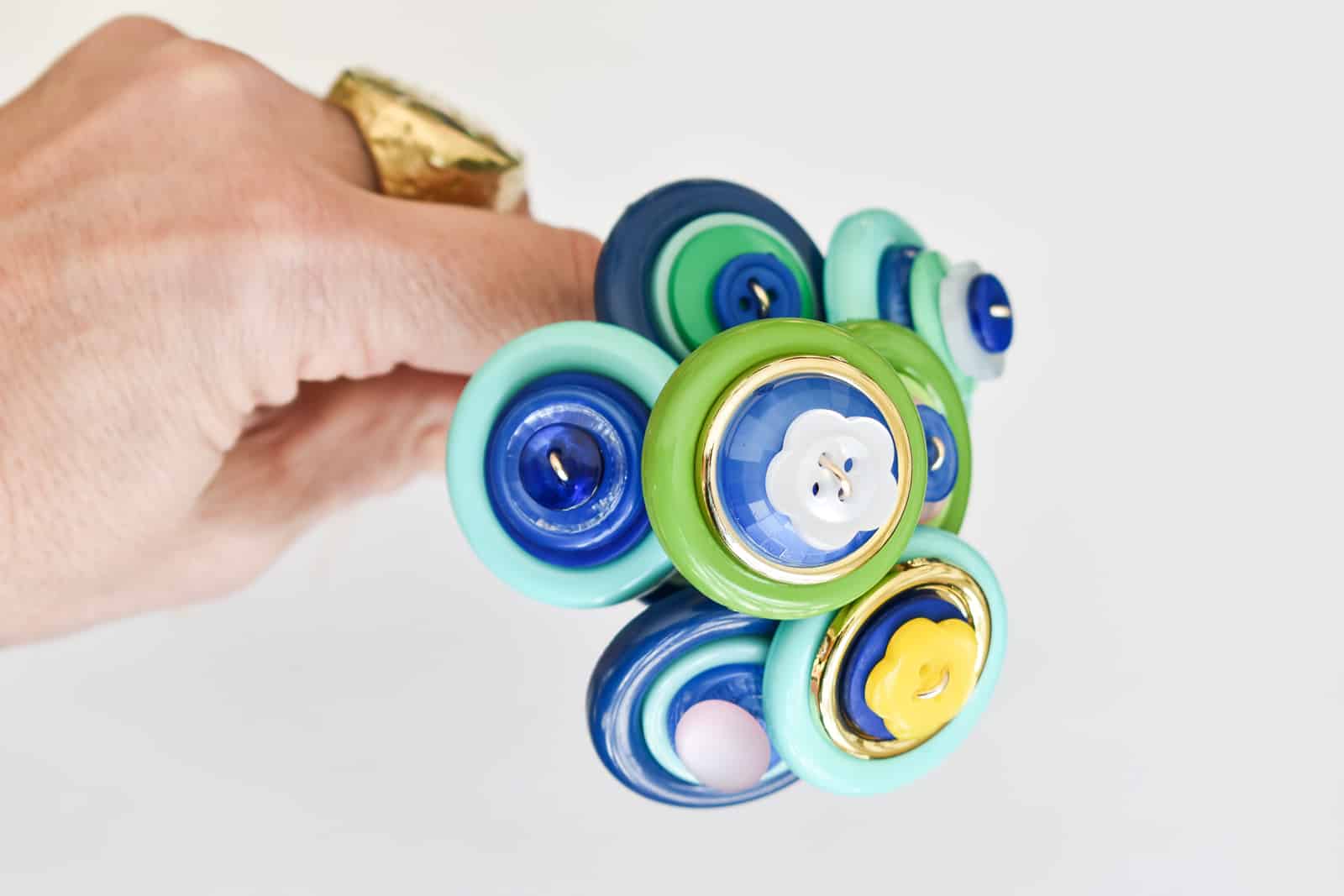 bouquet of button flowers