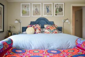 headboard wall in master
