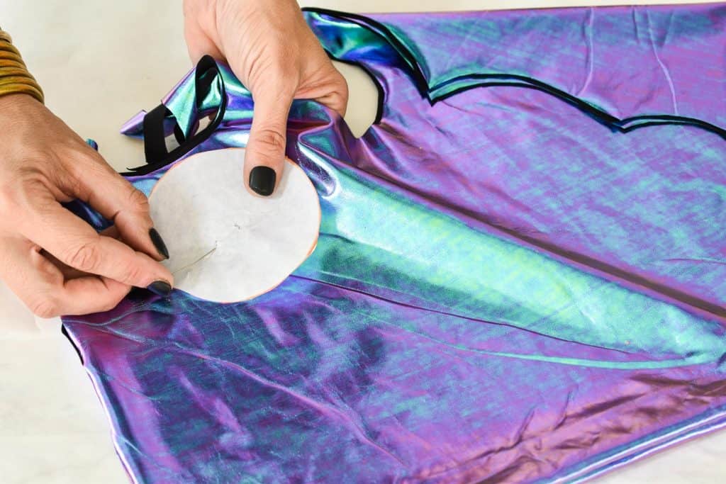 pinning template for mermaid scales