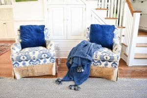 DIY Plaid Tassel Blanket